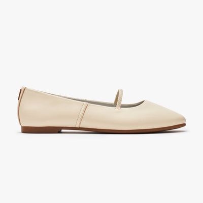 Travel Flats - Ivory