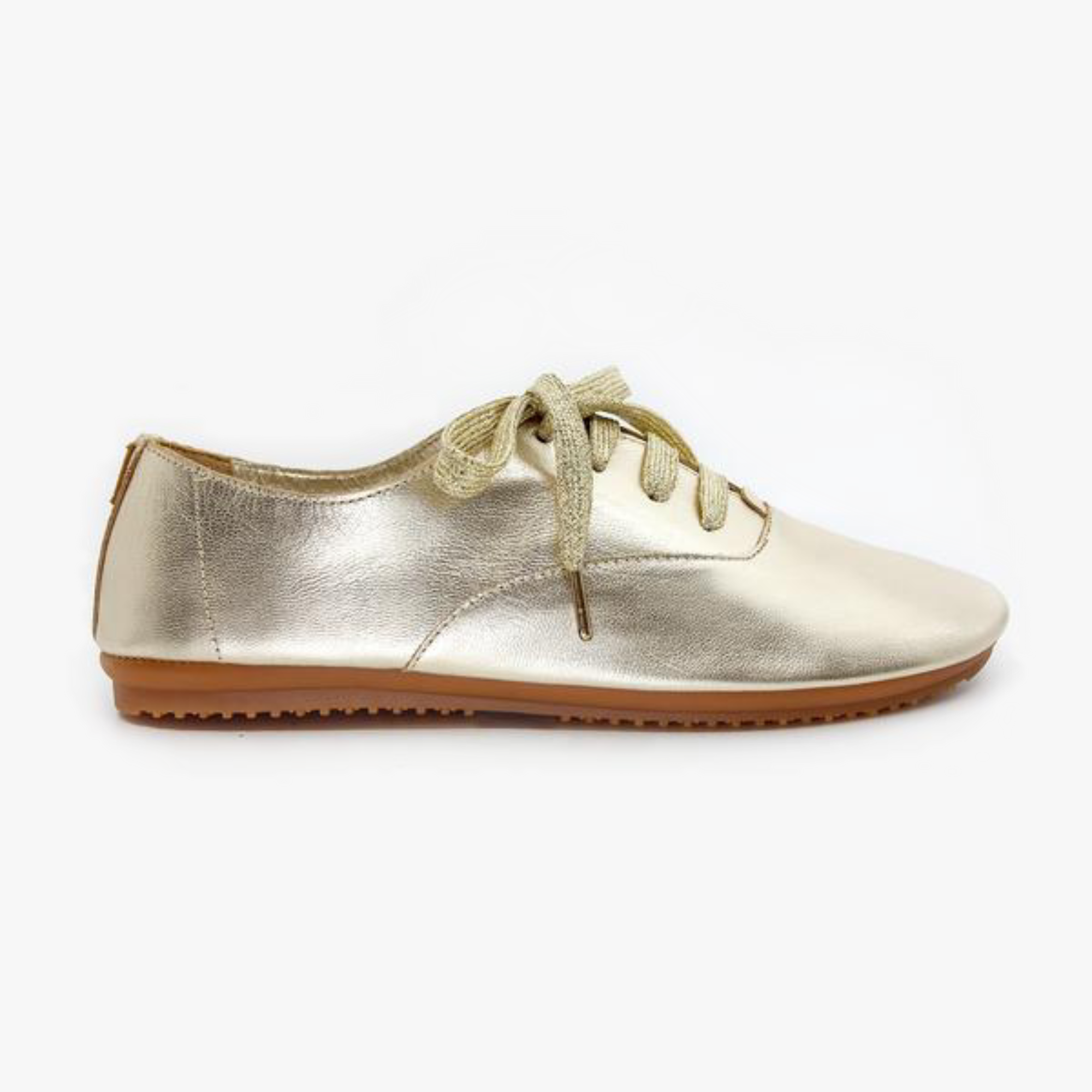 Gold lace up shoes best sale ladies