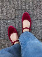 Belle Mary Jane - Scarlet Red