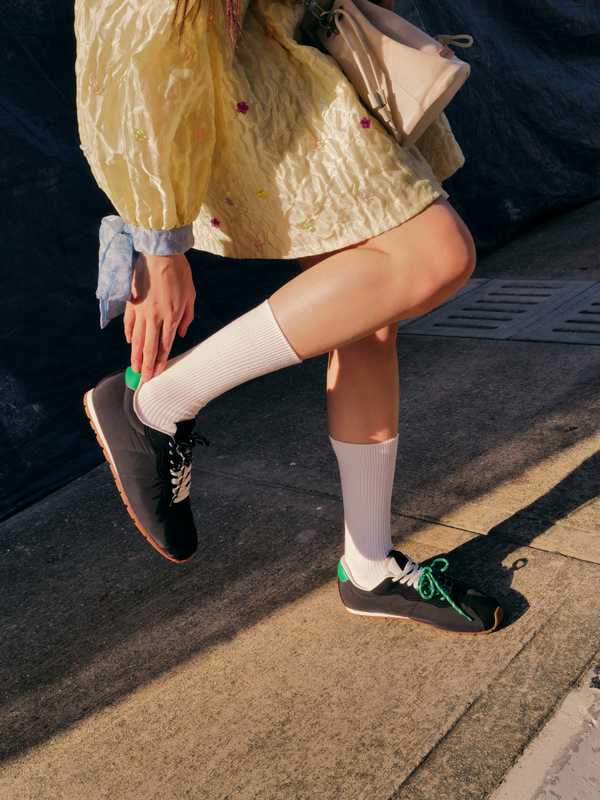 Softe Sneakers - Black Nylon