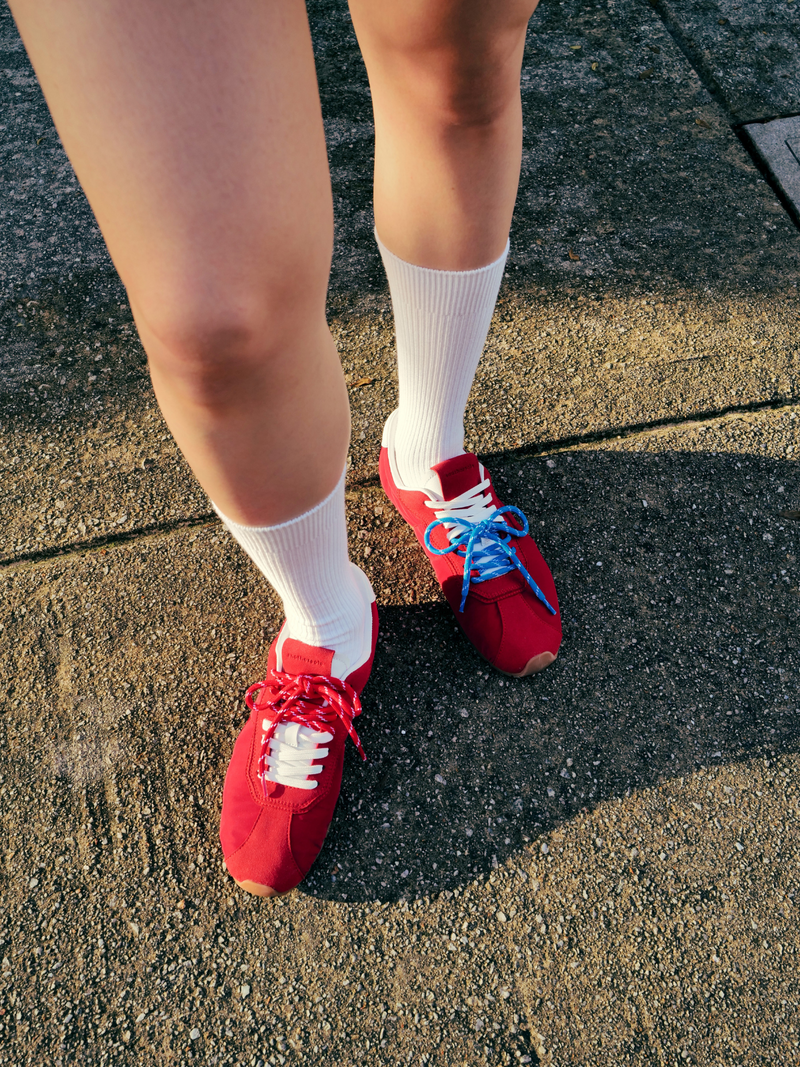 Softe Sneakers - Red Nylon