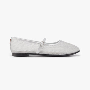 Luz Mary Jane - Silver Mesh