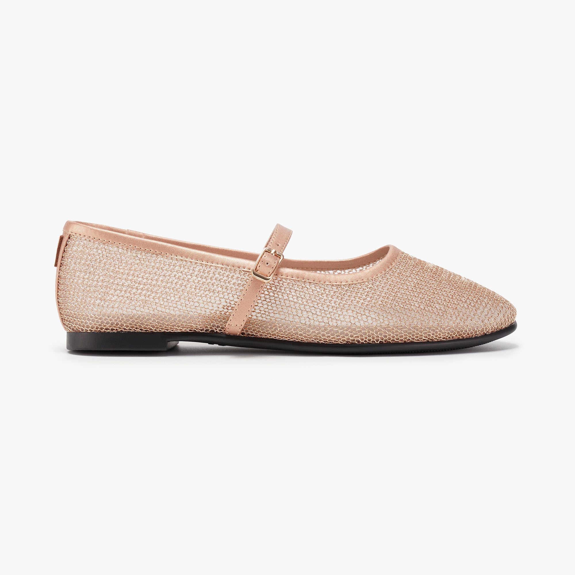 Luz Mary Jane - Rose Gold Mesh