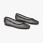 Glove Flats - Black Mesh