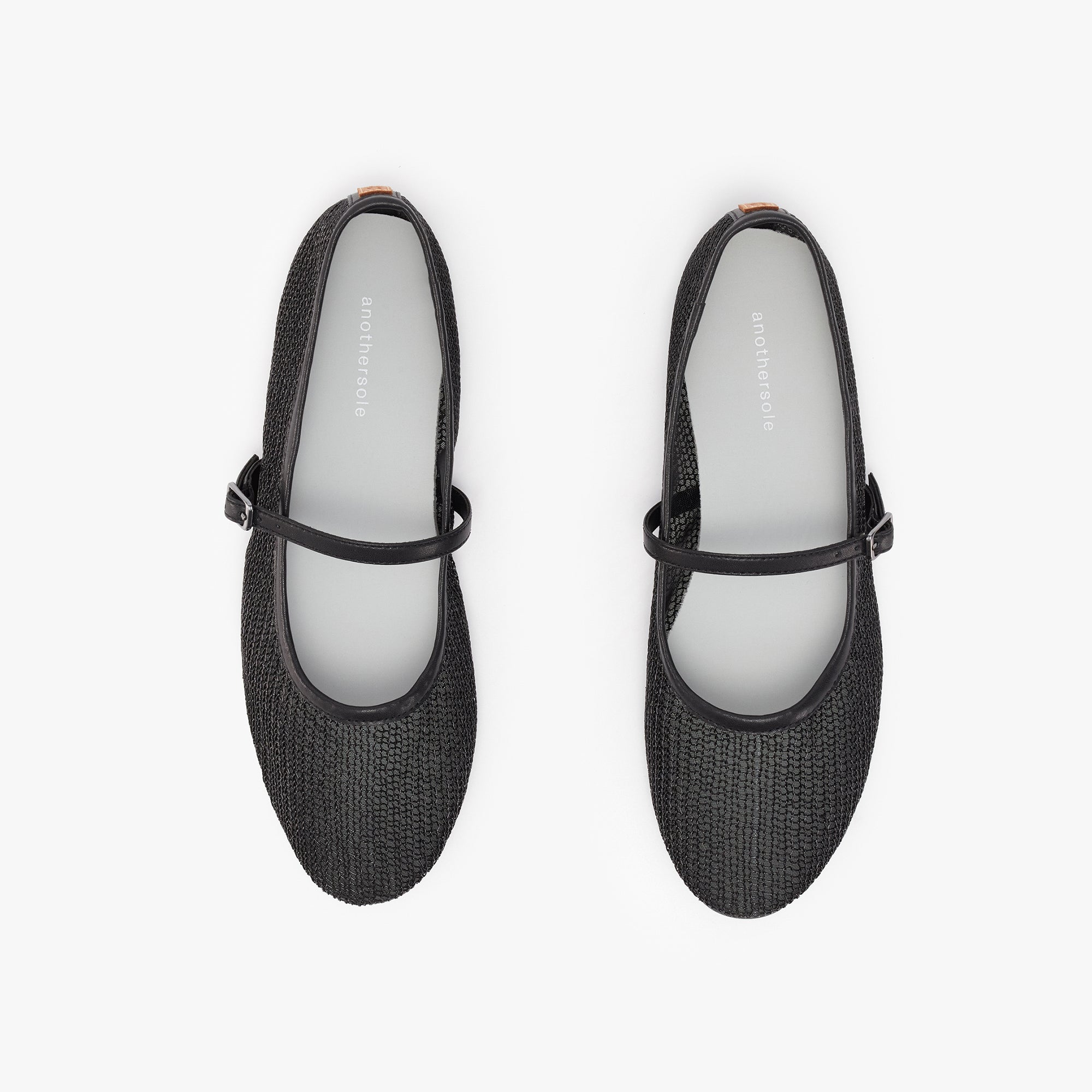 Luz Mary Jane - Black Mesh