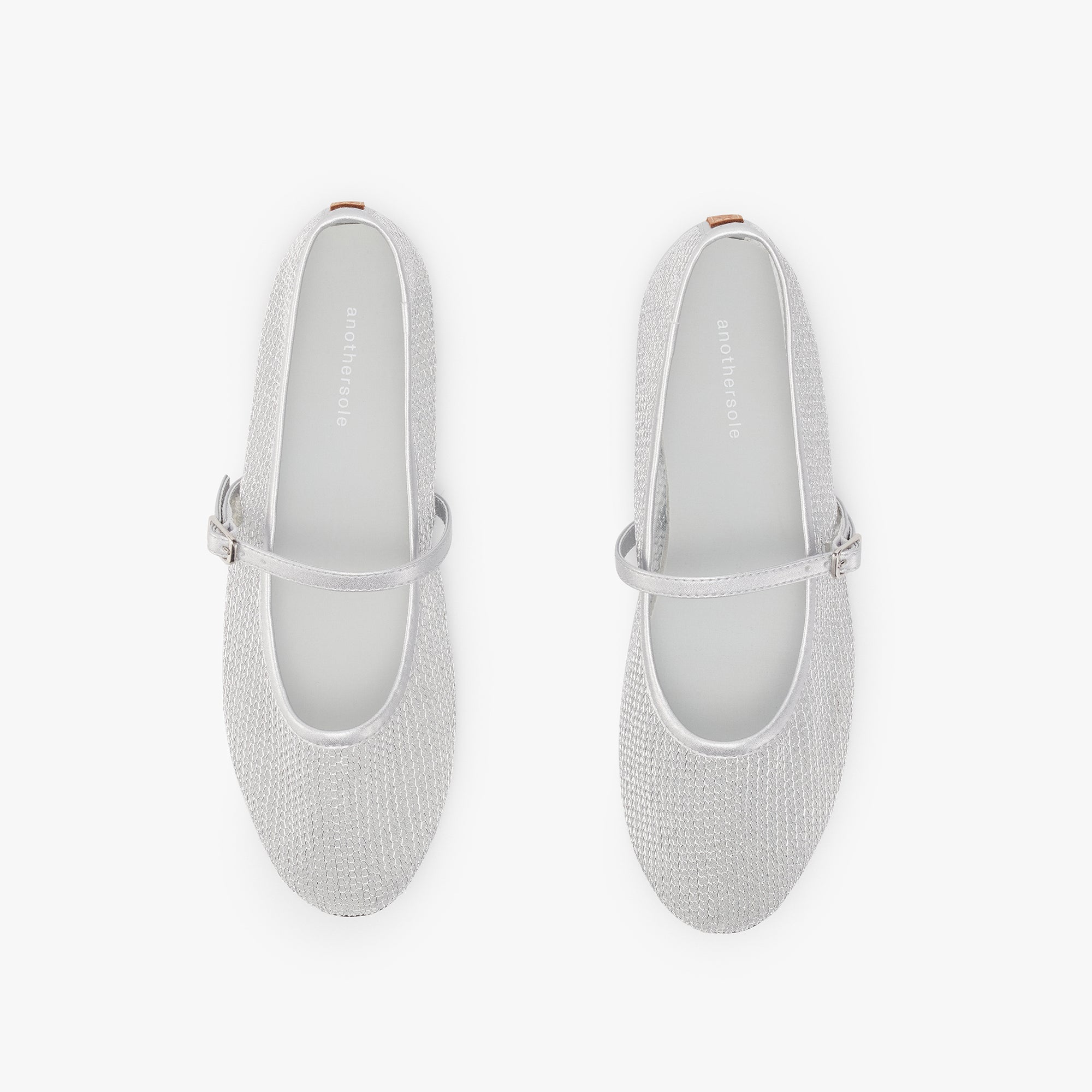 Luz Mary Jane - Silver Mesh