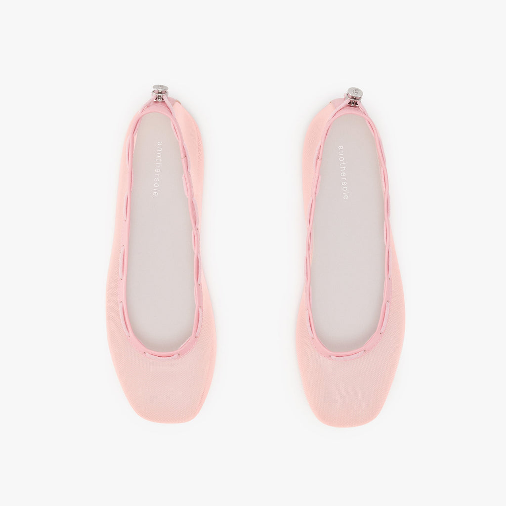 Glove Flats - Pink Mesh