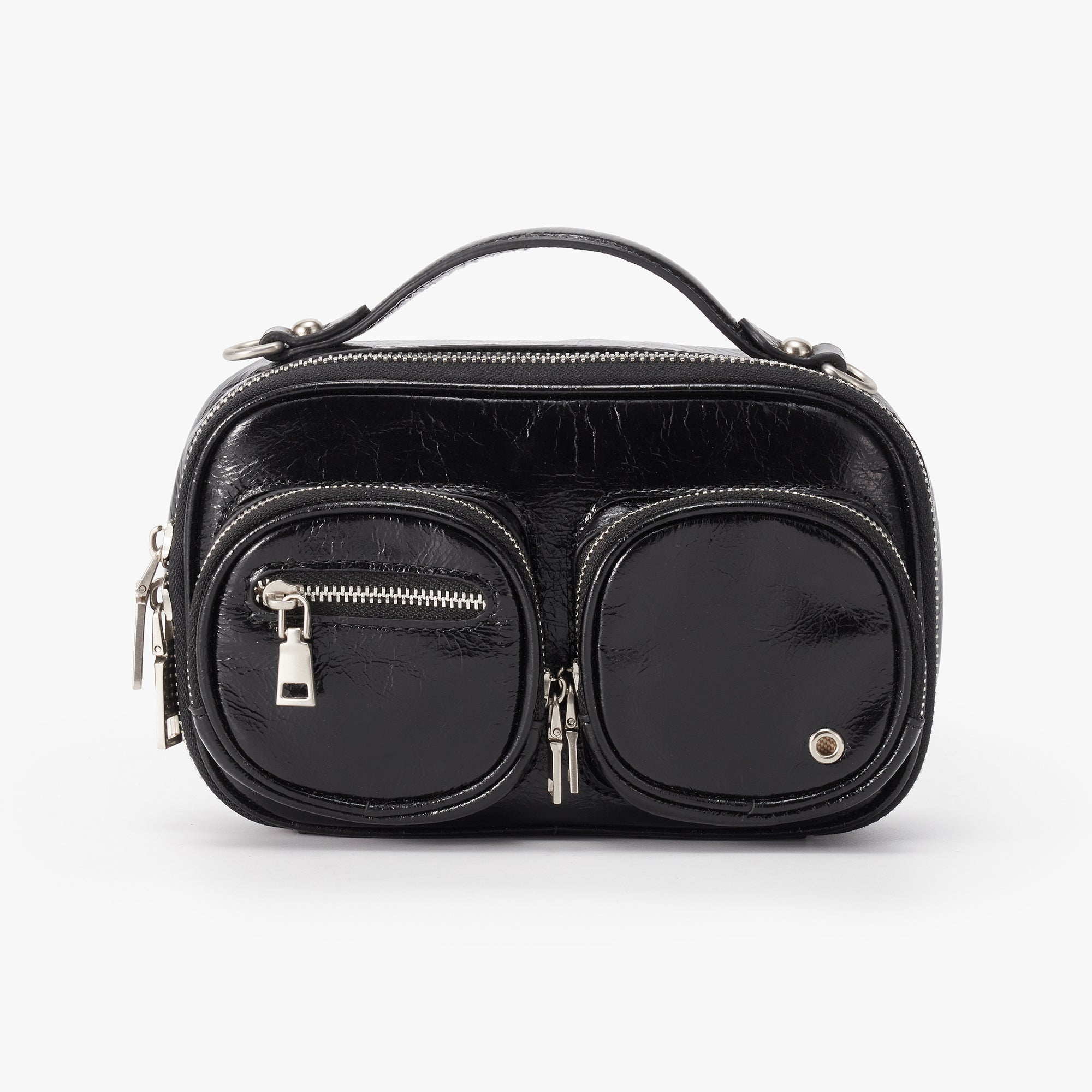 Carter Crossbody - Black Patent