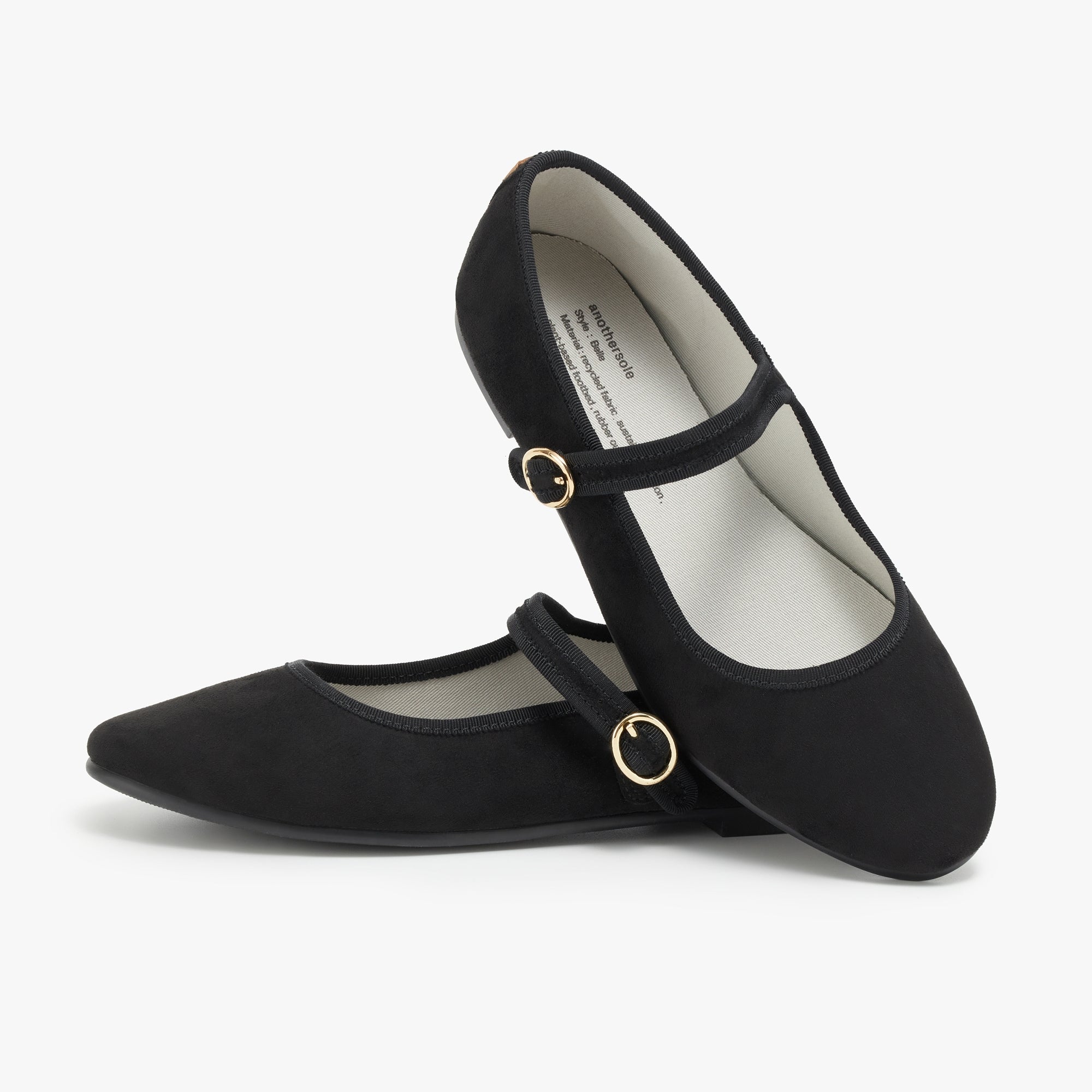 Belle Mary Jane - Black Suede