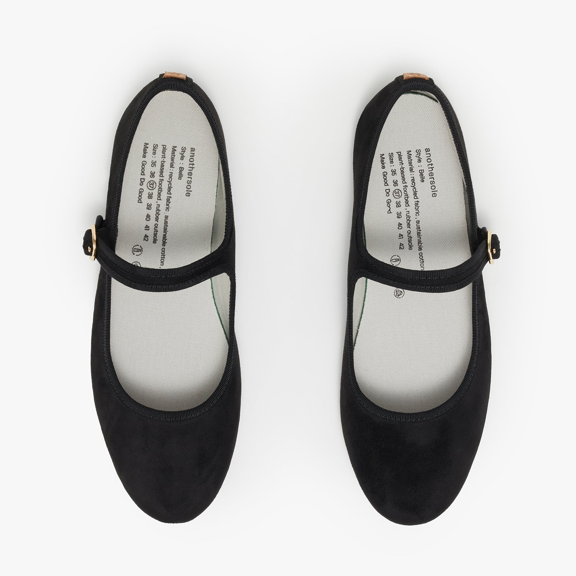 Belle Mary Jane - Black Suede