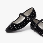 Belle Mary Jane - Diamante Black