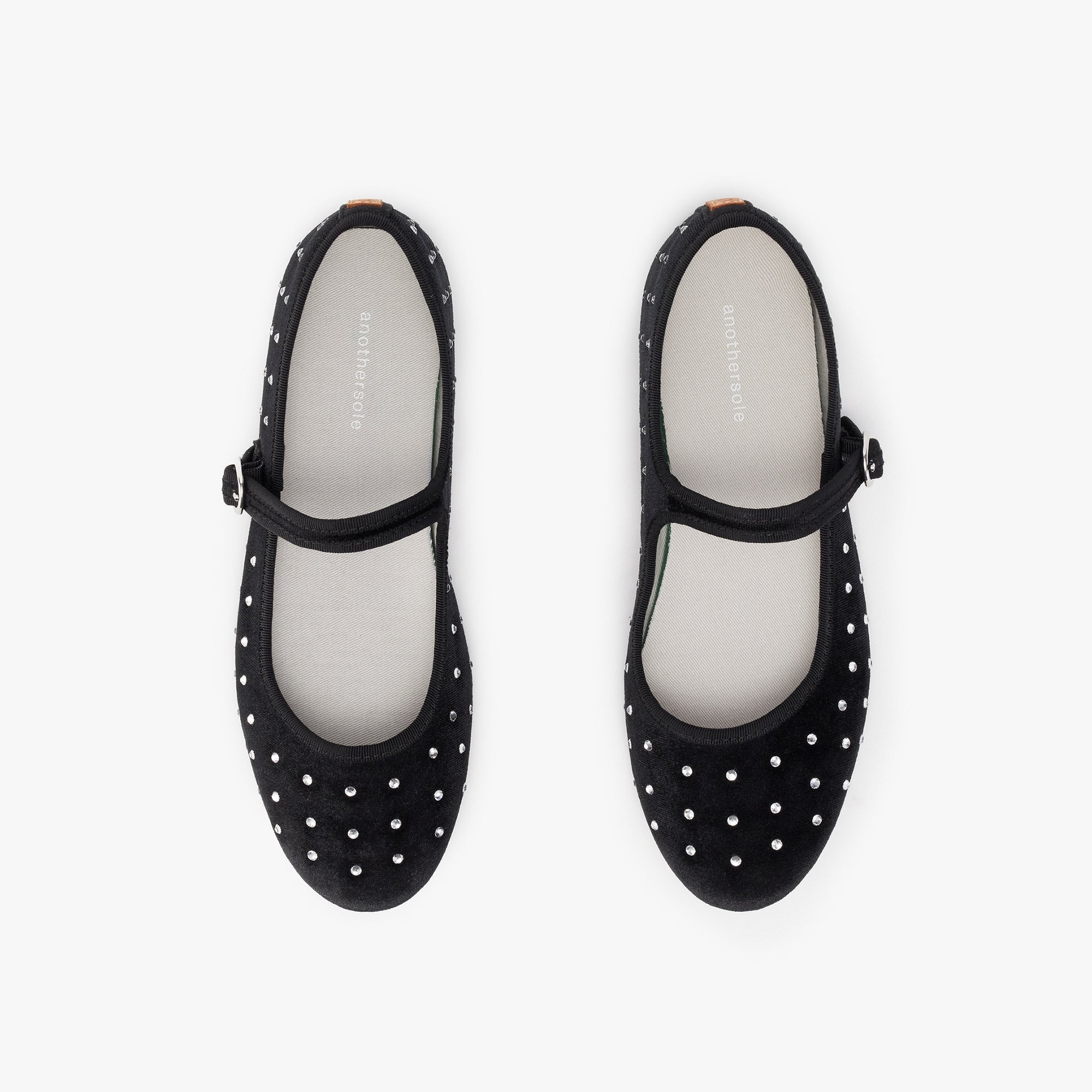 Belle Mary Jane - Diamante Black
