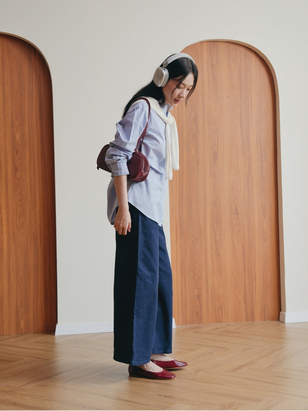 Glove Flats - Cherry Patent