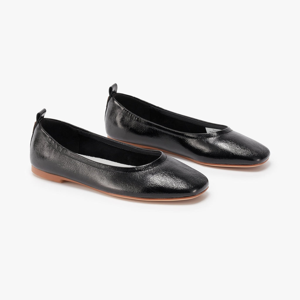 Glove Flats - Black Patent