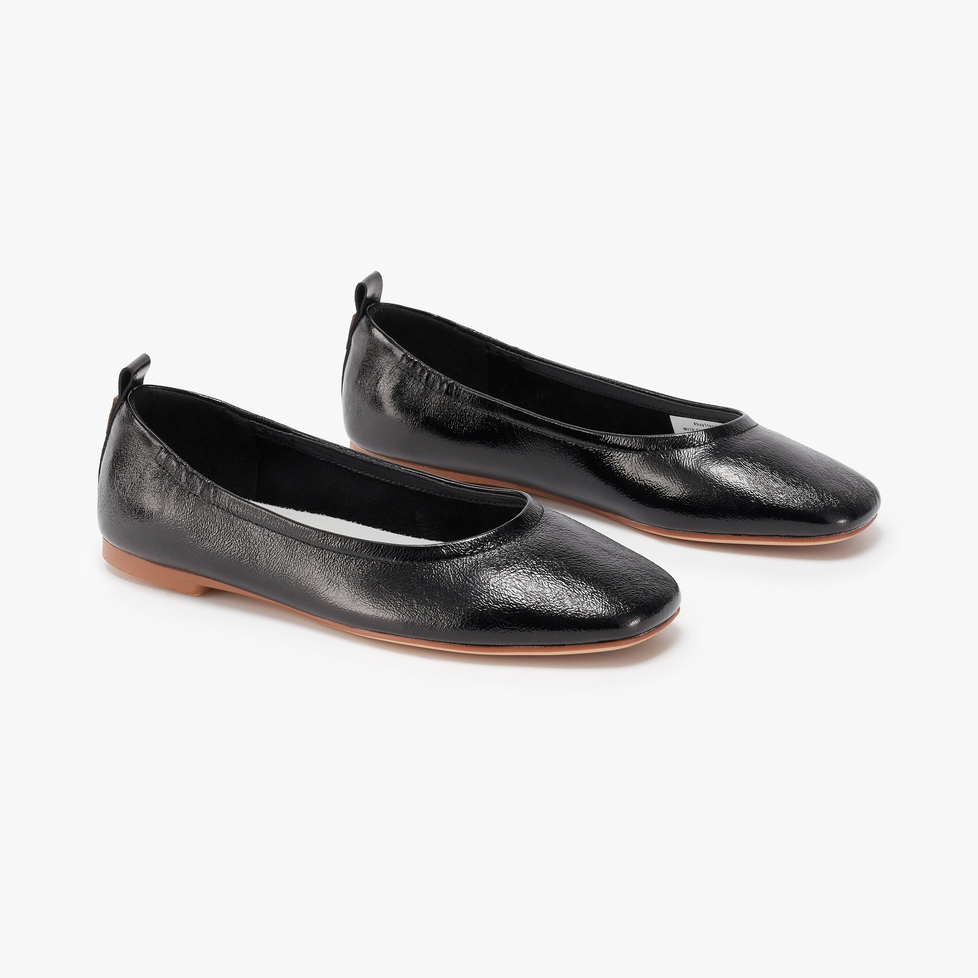 Glove Flats - Black Patent