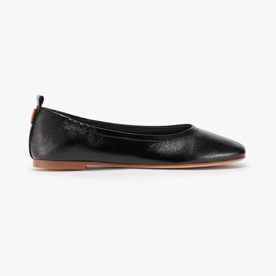 Glove Flats - Black Patent