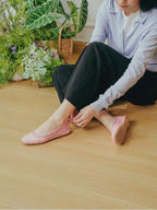Glove Flats - Pink Mesh