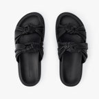Knotty Marshmallow - Black Leather