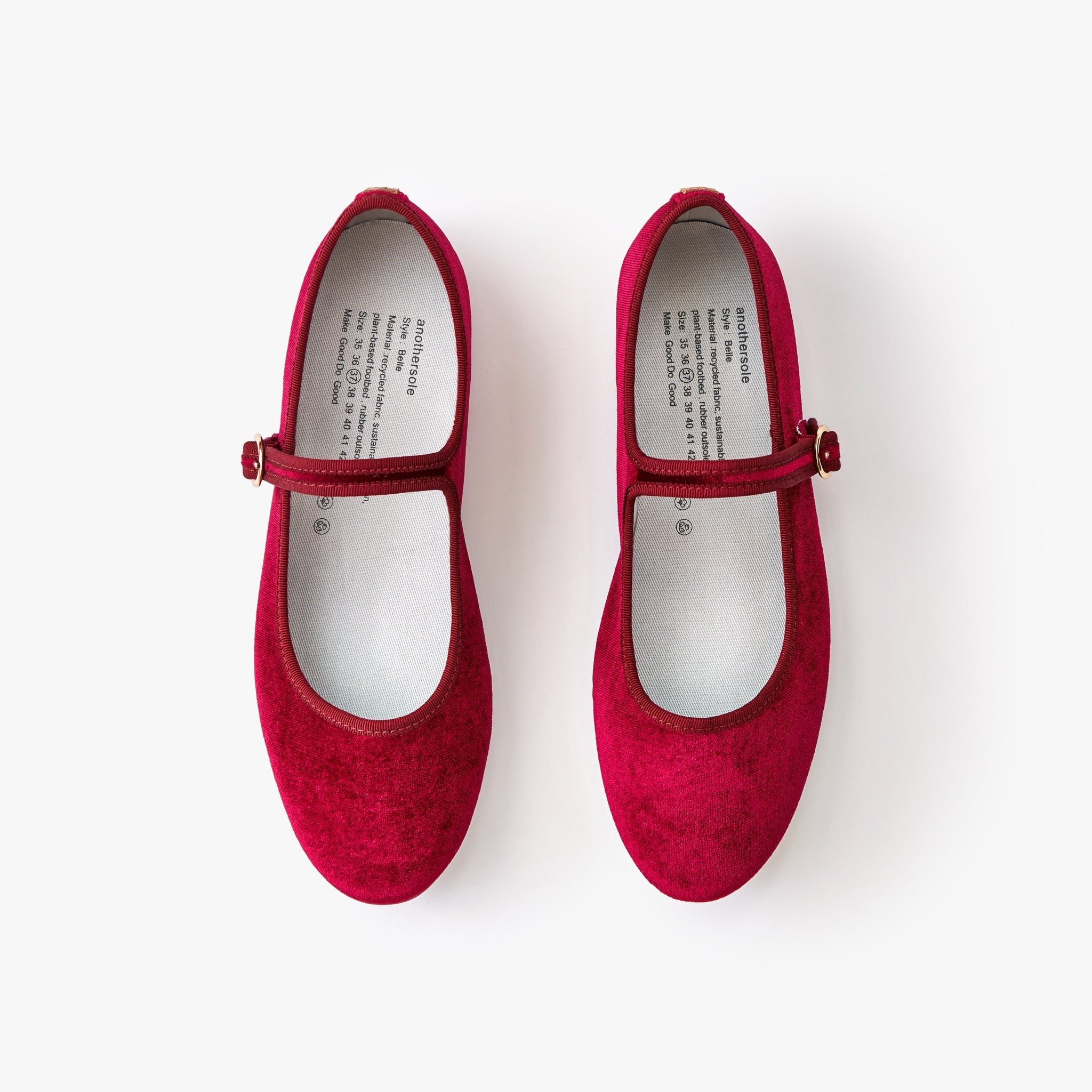 Belle Mary Jane - Scarlet Red