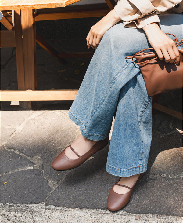 Travel Flats - Brown