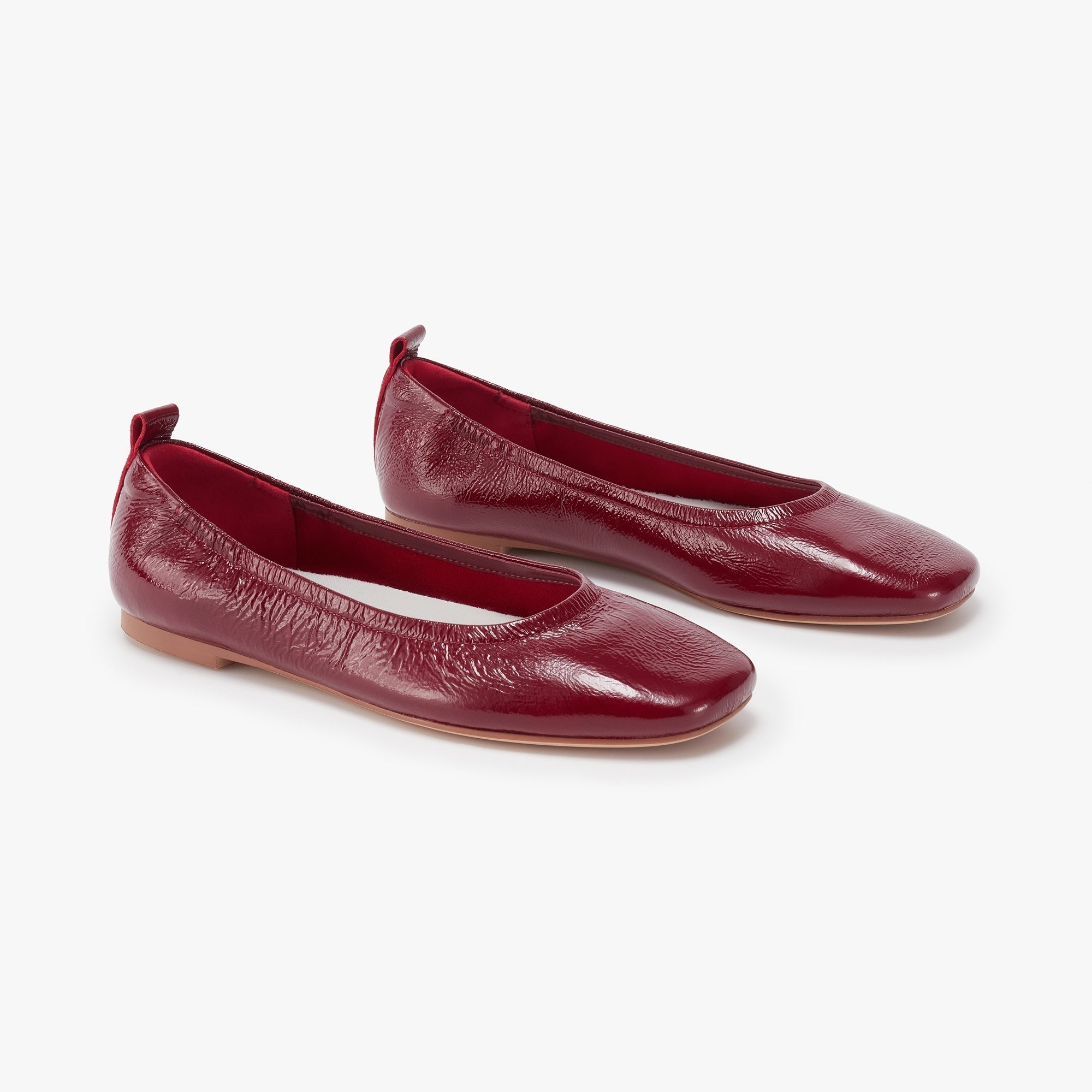 Glove Flats - Cherry Patent
