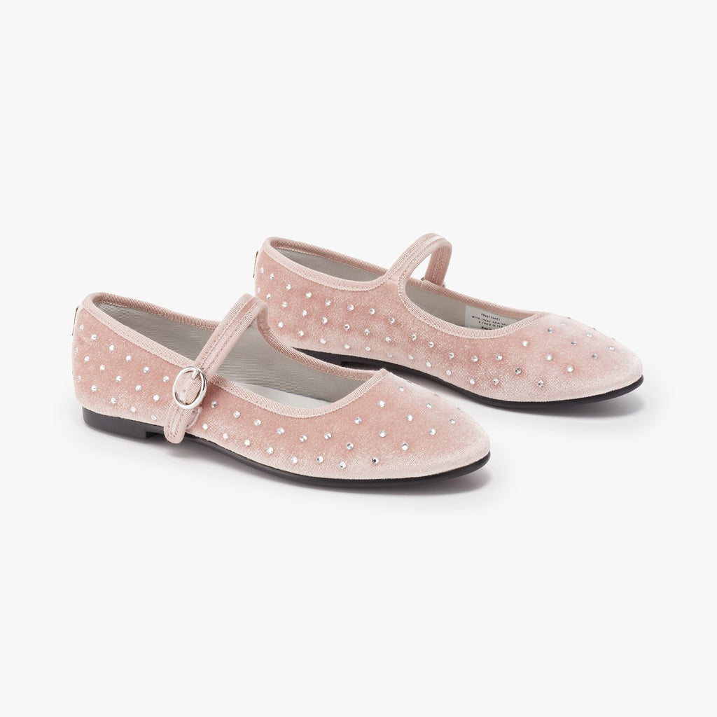 Belle Mary Jane - Diamante Pink