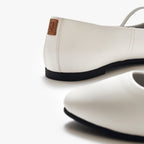Travel Flats - White