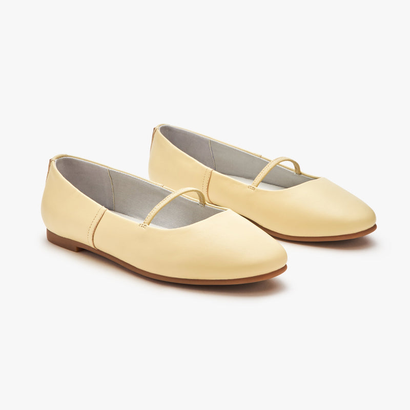 Travel Flats - Lemon