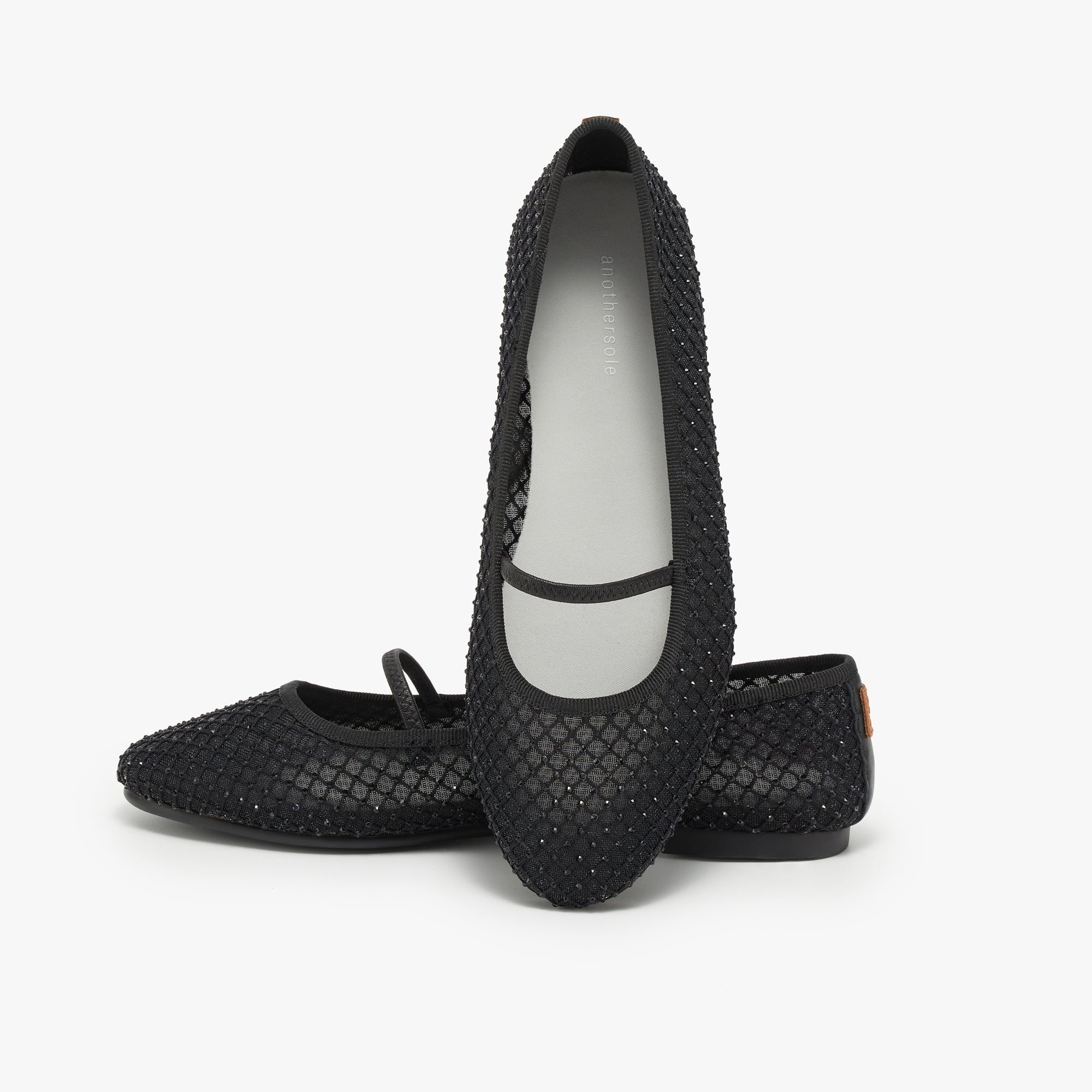 Travel Flats - Starlet Black